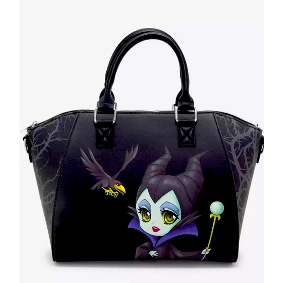 Loungefly Handbags - Disney Sleeping Beauty Maleficent Dragon & Chibi Satchel Bag